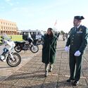 Visita de la Directora General de la Guardia Civil a la Escuela Trfico de Mrida