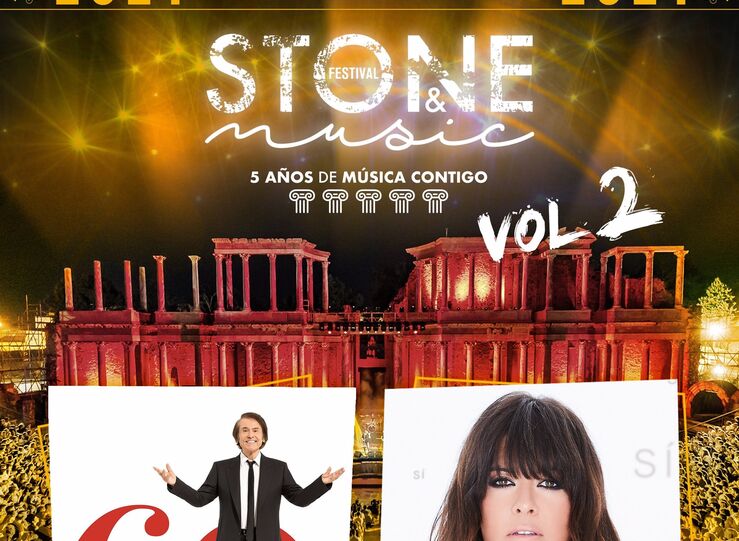 Raphael y Vanesa Martn actuarn en el Stone  Music Festival 2021