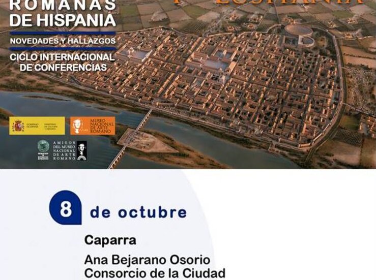 Cparra protagoniza Ciclo Conferencias Ciudades Romanas de Hispania en MNAR de Mrida