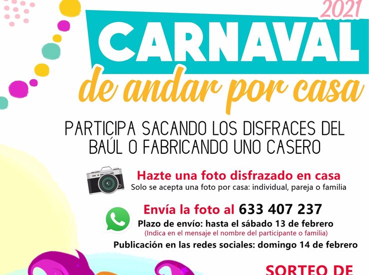 San Vicente de Alcntara celebra la iniciativa Carnaval de andar por casa