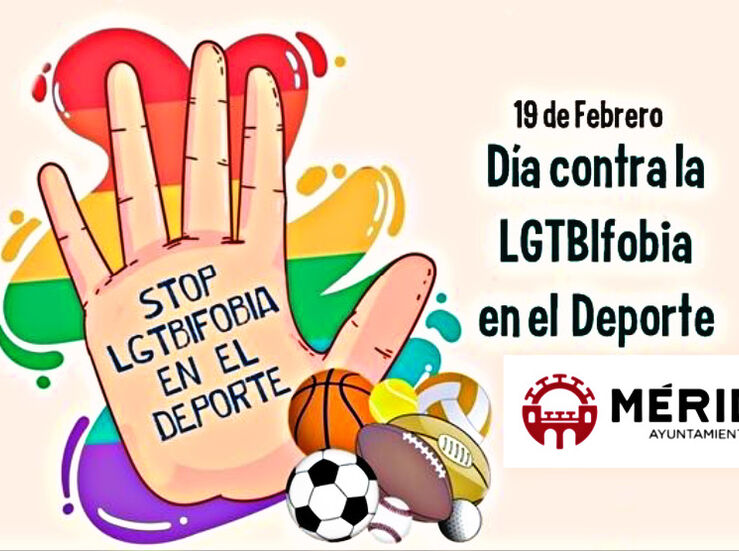 El Ayuntamiento de Mrida muestra su compromiso contra la LGTBifobia en el deporte
