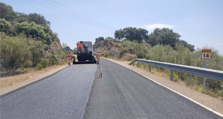 Rehabilitados 14 kilómetros de la CC 411 de Bohonal de Ibor a la Presa