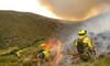 El consejero de Medio Rural agradece el trabajo de los bomberos forestales 