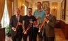 Badajoz recibe a Rubn Tanco tras ganar cuatro medallas en el Campeonato de Espaa 