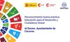 Ayuntamiento de Cceres reconocido por la FEMP en materia educativa por varios proyectos