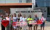 Pasos de peatones junto al Hospital San Pedro Alcntara de Cceres invitan a donar mdula