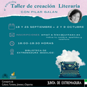 La Biblioteca de Extremadura pone en marcha el IV Taller de Creacin Literaria