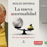 Nicols Sartorius presenta este jueves en Badajoz su libro La nueva anormalidad