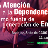 Jornadas de CCOO en Badajoz sobre generacin de empleo en sector de atencin a dependencia