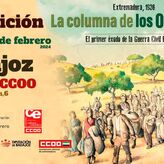 La exposicin La Columna de los Ocho mil llega a la sede de CCOO en Badajoz