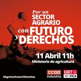 CCOO de Extremadura se une a la concentracin en Madrid por un sector agrario con futuro