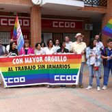 CCOO de Extremadura se concentra en defensa de los derechos LGTBI 