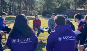 Scouts de Extremadura conmemora el Da de la Juventud