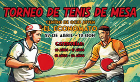 El Centro de Ocio El Economato de Mrida acoge este sbado un Torneo de Tenis de Mesa