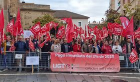 UGT urge que PGEx 2025 incluya pago inmediato en un plazo subida salarial del 2 de 2020