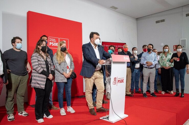 Rafael Lemus reelegido secretario general del PSOE provincial de Badajoz por el 70