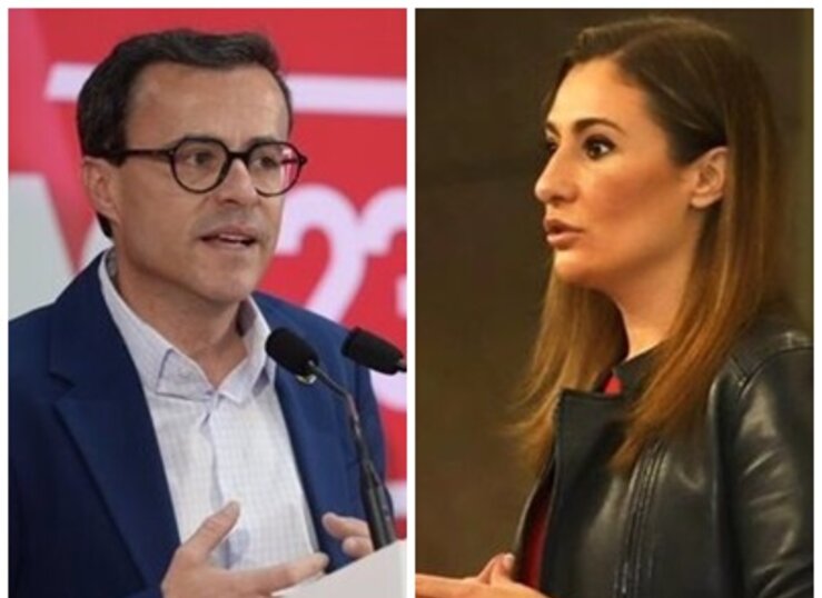 Miguel ngel Gallardo y Lara Garlito presentan precandidaturas a Secretara General PSOE