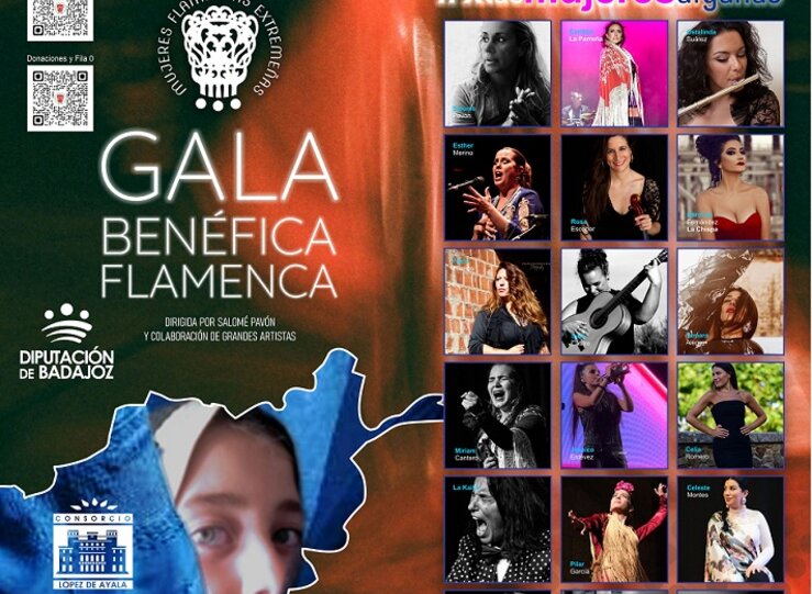 Una gala en solidaridad con las mujeres afganas rene a 27 artistas flamencas en Badajoz