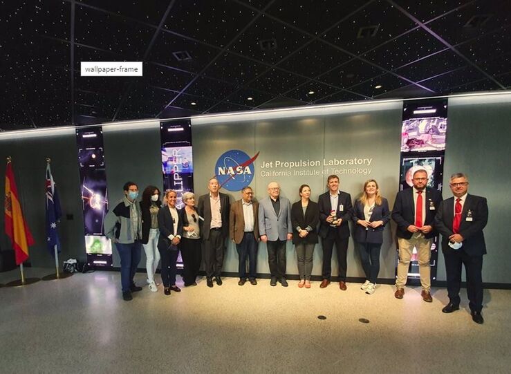 Osuna mantiene reuniones en la NASA para cerrar el simposio internacional de Baeza en 2022