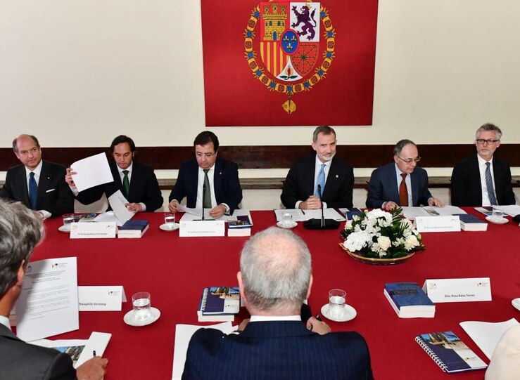 Felipe VI preside reunin Patronato de la Fundacin Yuste con motivo de su 30 aniversario