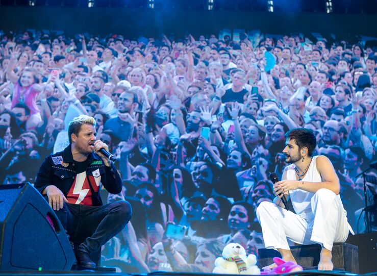Camilo y Dani Martn congregan en su concierto de Mrida a ms de 14000 personas