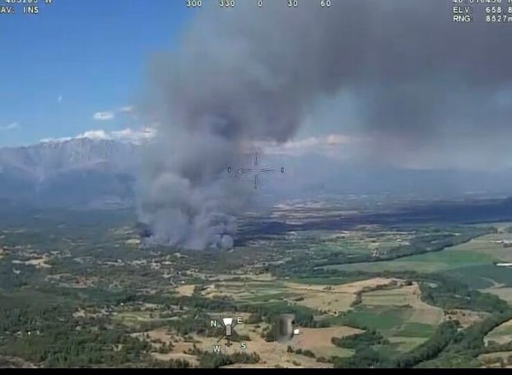 La Junta activa el nivel 2 en el incendio de Santibez el Alto y pide la ayuda de la UME