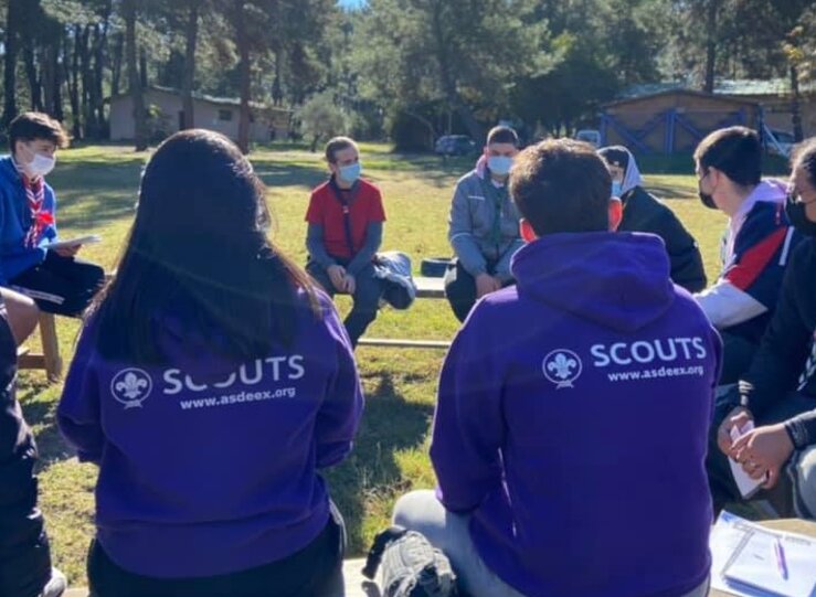 Scouts de Extremadura conmemora el Da de la Juventud