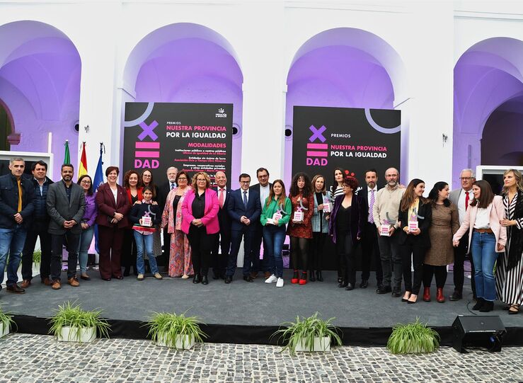 Entregados los Premios Nuestra Provincia por la Igualdad de Diputacin de Badajoz