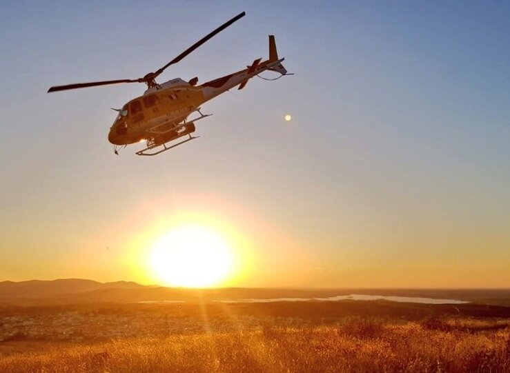 Luz verde para contrato del servicio de helicptero para actuacin en incendios forestales