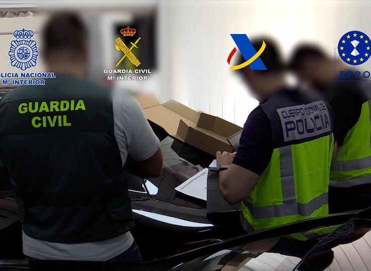 Desmantelada una red criminal transnacional por fraude IVA de 17 millones coches alta gama