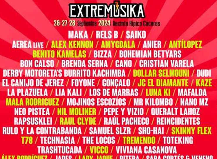 Extremsika Cceres cierra cartel con Mala Rodrguez y Antlopez nuevas incorporaciones