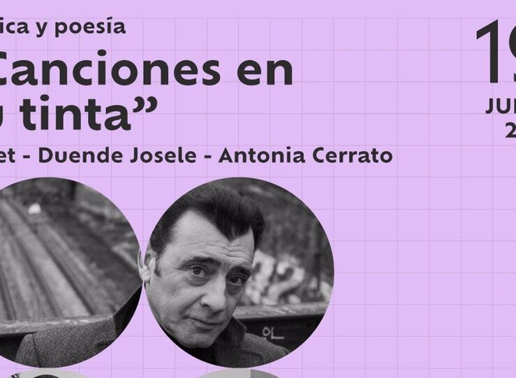 Zenet Duende Josele y Antonia Cerrato en un encuentro de msica y poesa 