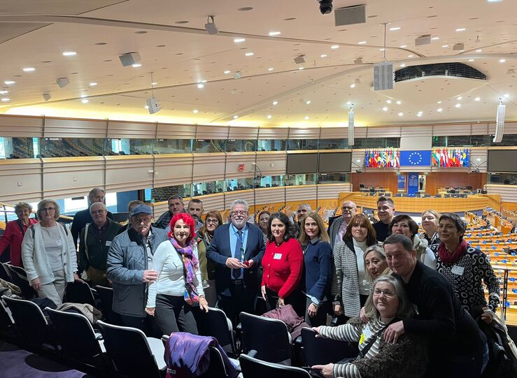 SOPRODEVAJE visita el Parlamento Europeo por iniciativa de Snchez Amor