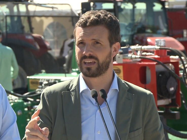 Este jueves Casado visita la explotacin agropecuaria Finalima SA en Casatejada