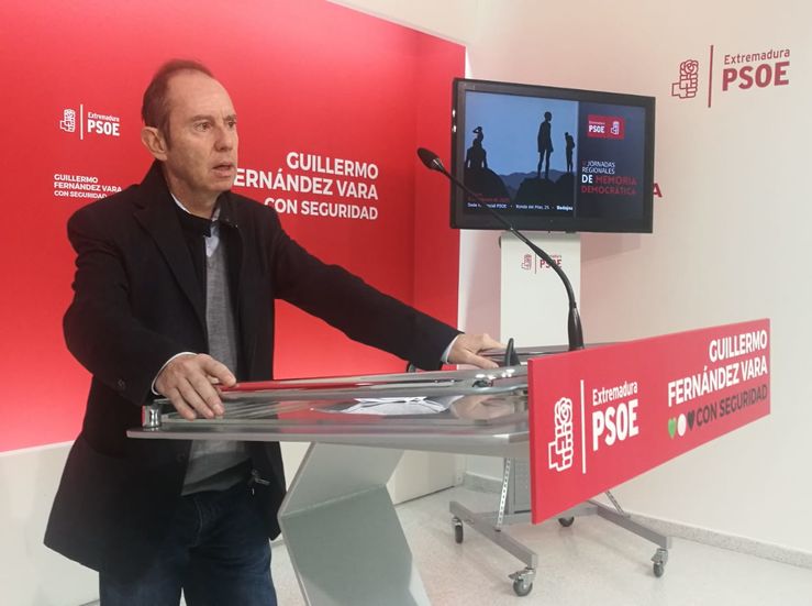 PSOE de Extremadura celebrar este sbado en Badajoz sus V Jornadas de Memoria Democrtica