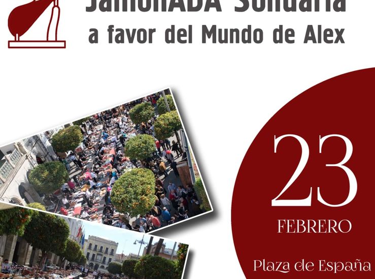 Jamonada Solidaria en Mrida a favor del Mundo de lex