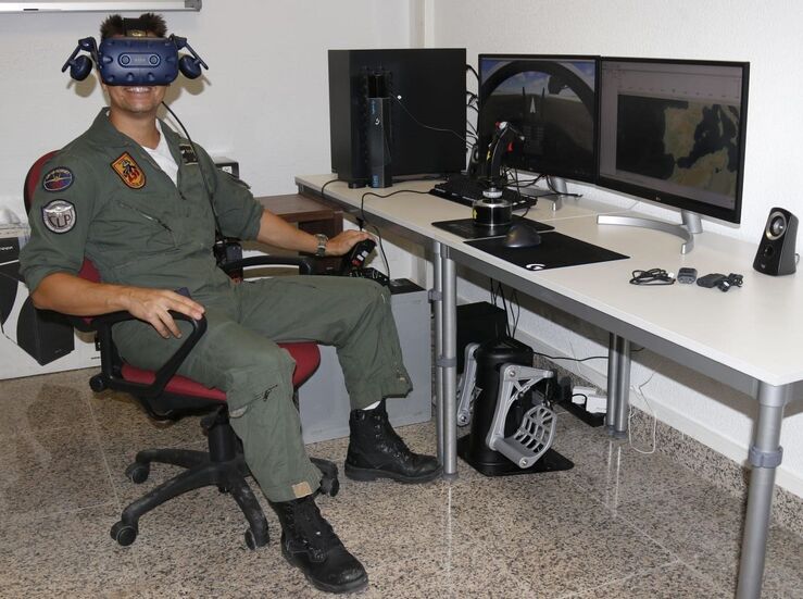 Empresa pacense forma al Ejrcito Aire en caza y ataque con tecnologa realidad virtual