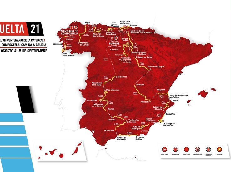 La Vuelta Ciclista a Espaa 2021 pasar este ao por Extremadura