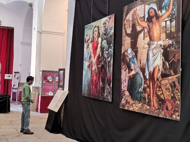 Iglesia Preciosa Sangre Cceres exhibe evolucin artstica de representaciones de Cristo