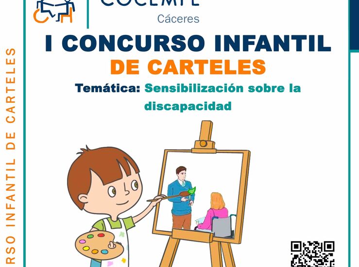 Cocemfe Cceres abre plazo para presentar trabajos al I Concurso Infantil de Carteles