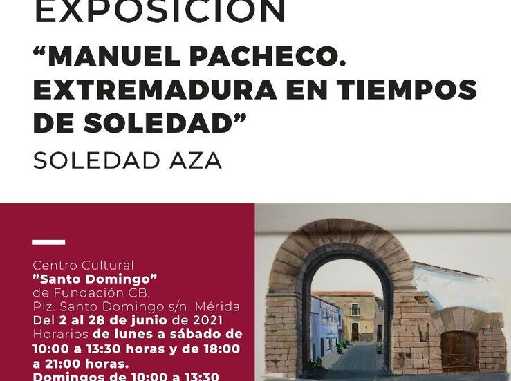 La artista Soledad Aza expone en el Centro Cultural Santo Domingo de Mrida 