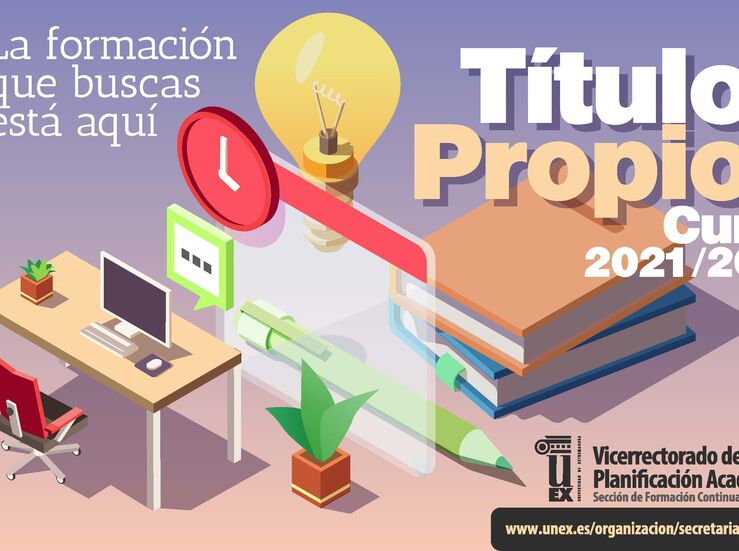 La Universidad de Extremadura lanza una nueva oferta de Ttulos Propios