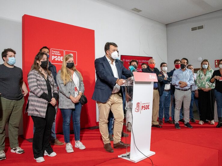 Lemus obtiene 77 de votos para ser reelegido secretario general PSOE provincial Badajoz