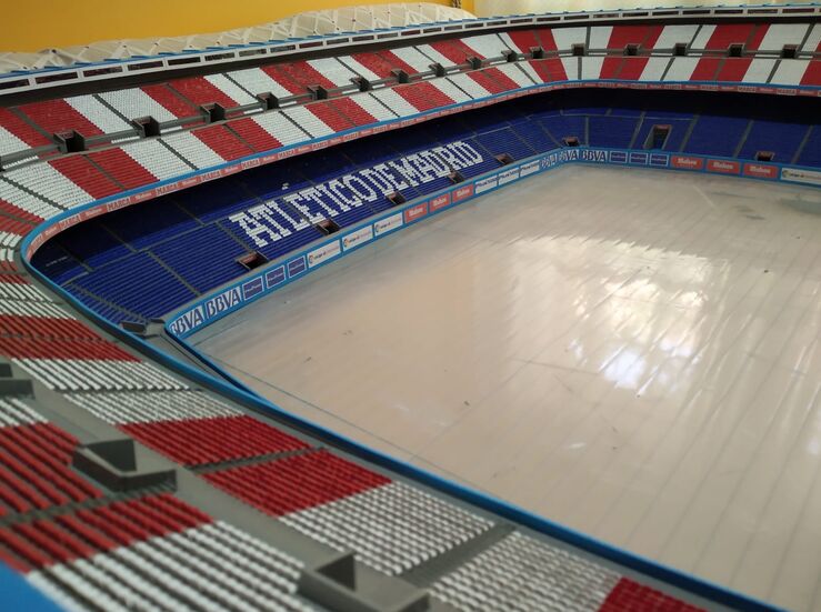 La maqueta del Estadio Vicente Caldern de Juan Carlos Hernndez se mostrar en Badajoz
