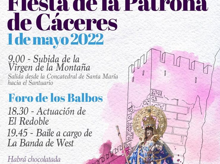 Cceres despide a la Virgen de la Montaa con dos actuaciones en el Foro de los Balbos