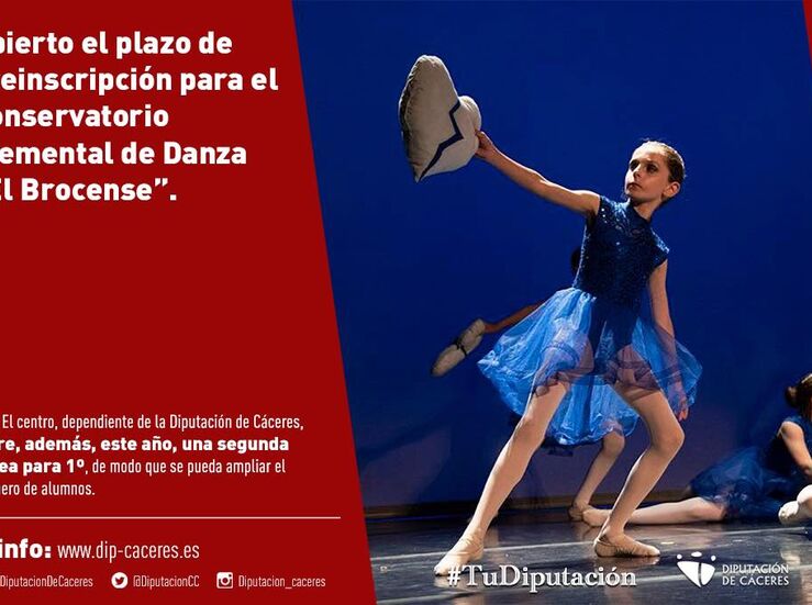 Abierto el plazo de preinscripcin para el Conservatorio Elemental de Danza El Brocense