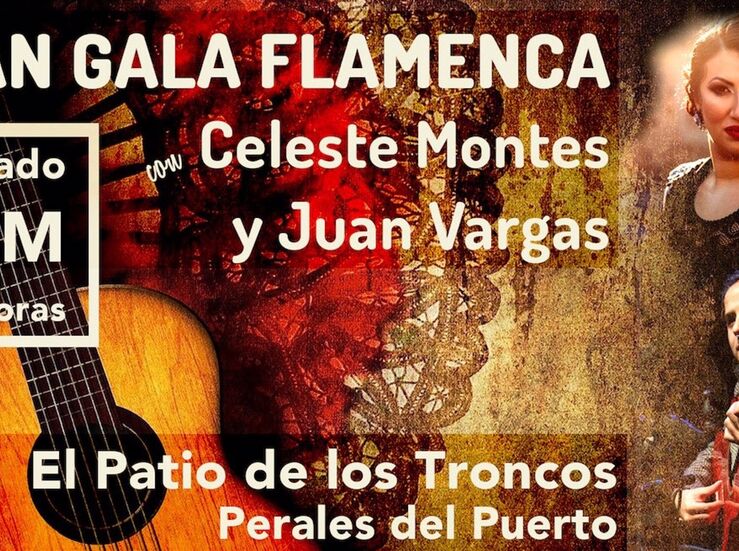 Celeste Montes y Juan Vargas protagonizan una gala flamenca en Perales del Puerto
