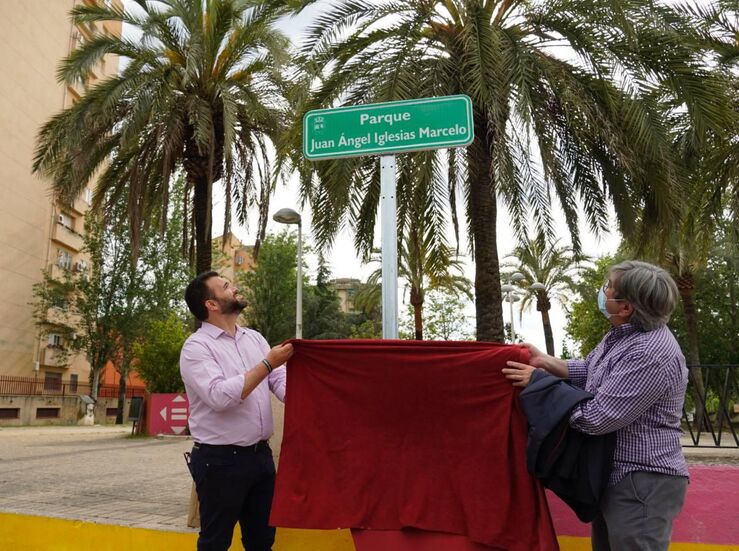 El que fuera alcalde cacereo Juan Iglesias Marcelo ya tiene su parque en la ciudad