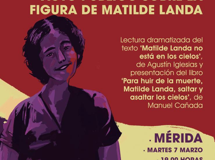 IU y el Ncleo del PCE en Mrida organizan un acto pblico sobre Matilde Landa