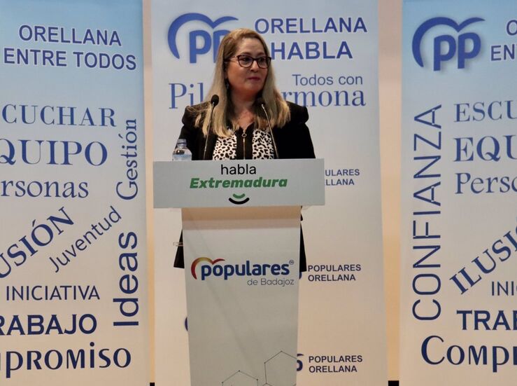 Pilar Carmona optar por el PP a la Alcalda de Orellana la Vieja